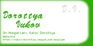 dorottya vukov business card